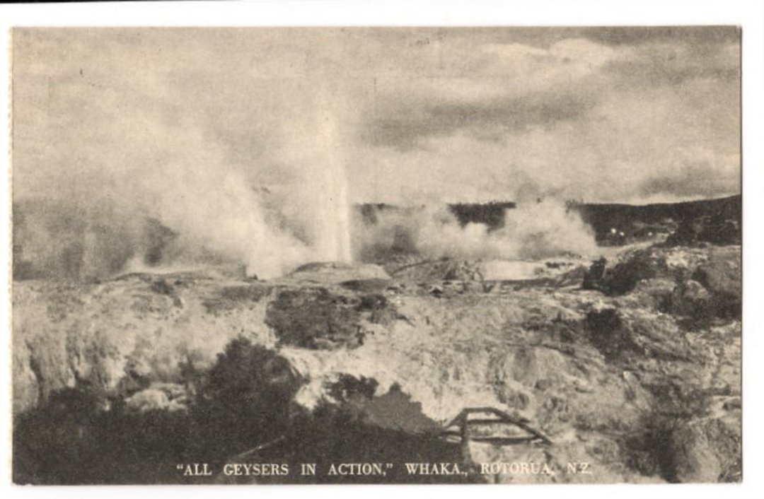 Postcard of "all" Geysers in action. - 245933 - Postcard image 0