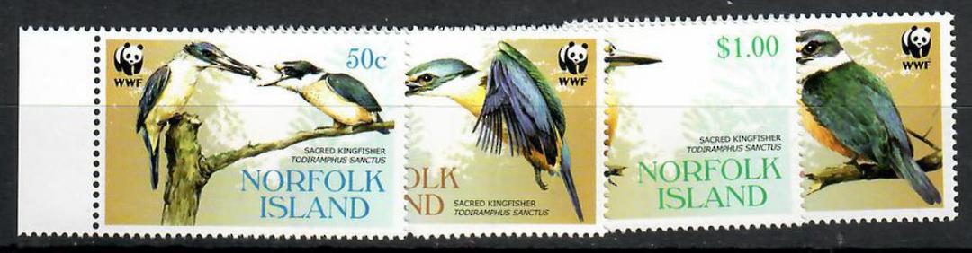 NORFOLK ISLAND 2004 Sacred Kingfishers. Set of 4. - 70511 - UHM image 0