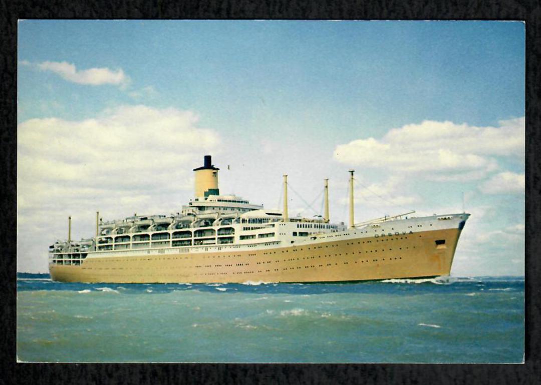 Modern Coloured Postcard of SS Orsova. - 444974 - Postcard image 0