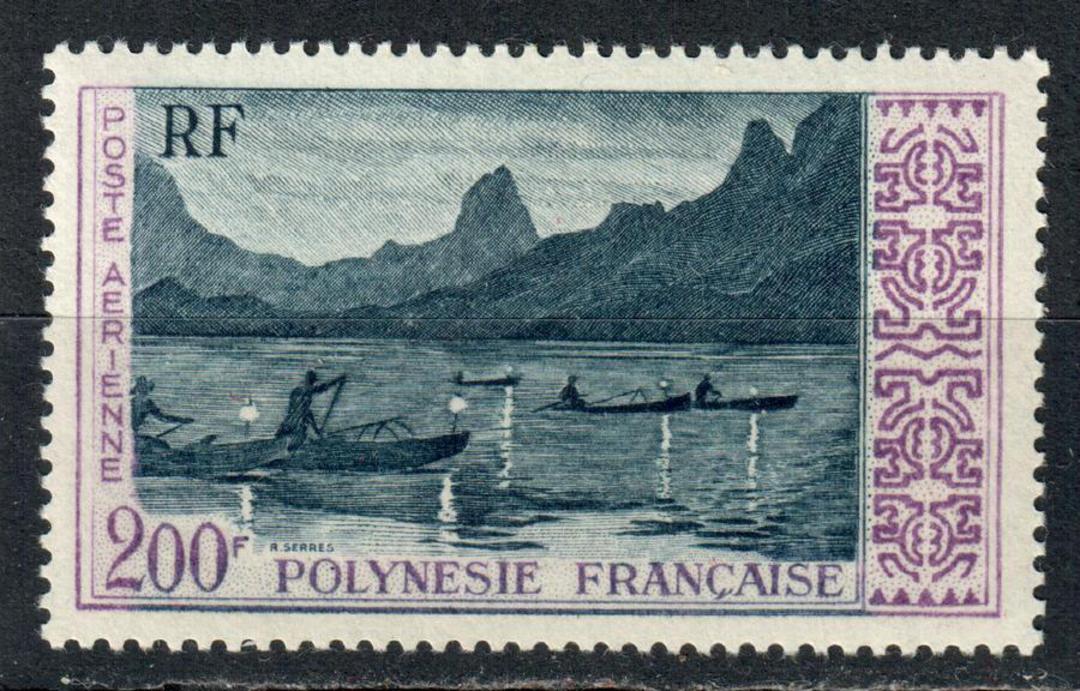 FRENCH POLYNESIA 1958 Definitive 200fr Multicoloured. Very lightly hinged. - 75333 - LHM image 0