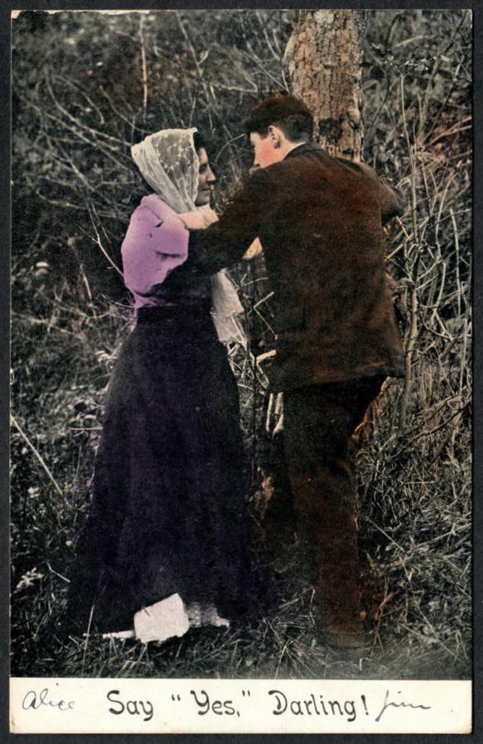 Coloured postcard by Cynicus. Say Yes Darling. - 44439 - Postcard image 0