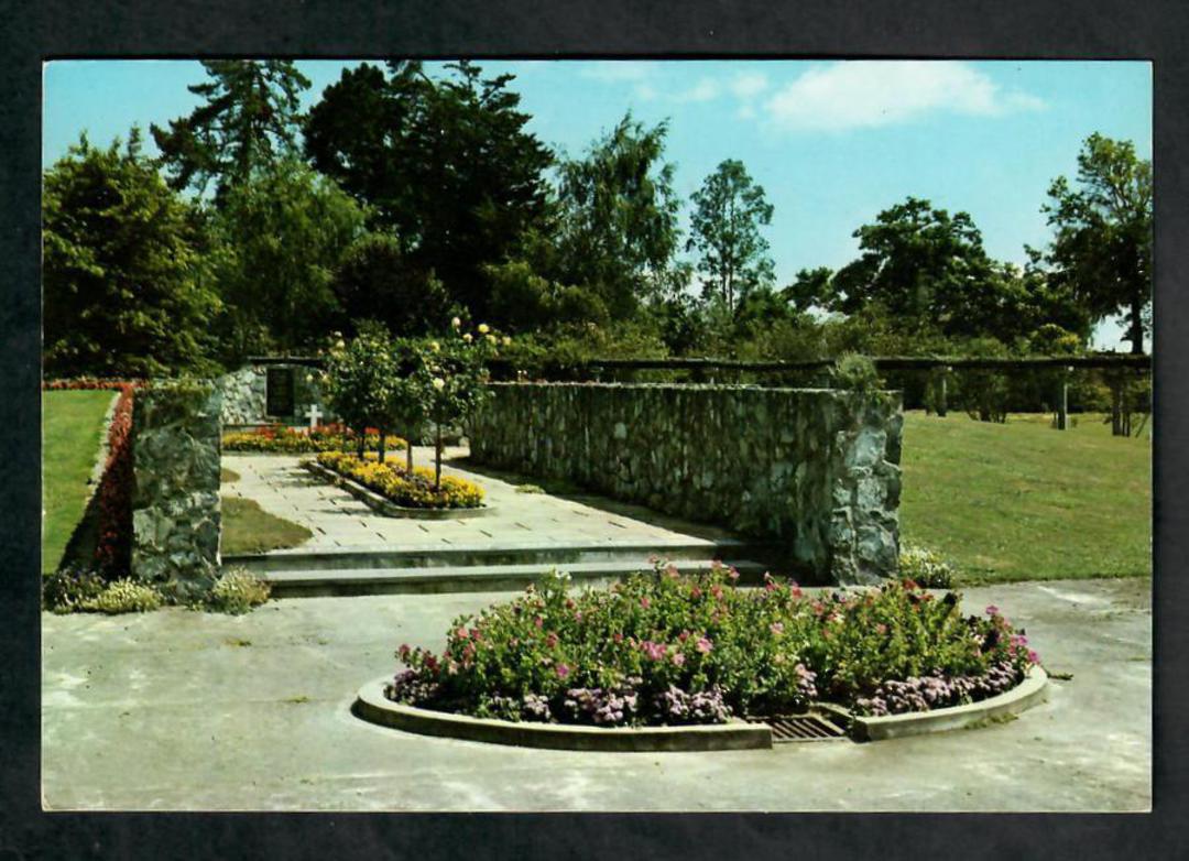 Modern Coloured Postcard by Gladys Goodall of the Peace Gardens Te Awamutu. - 444633 - Postcard image 0