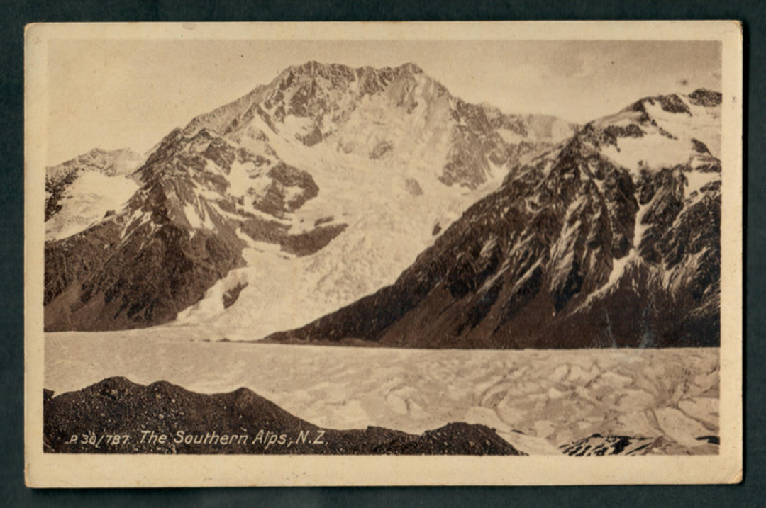 Real Photograph of Southern Alps. - 48892 - Postcard image 0