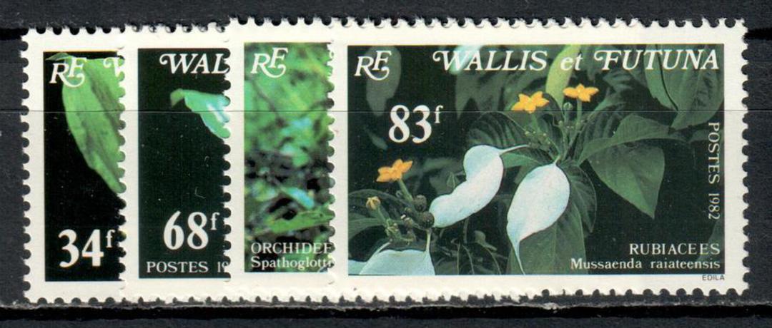 WALLIS & FUTUNA 1982 Orchids. Set of 4. - 80989 - UHM image 0