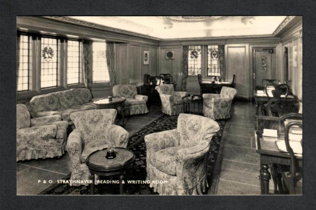 Real Photographs of P & O line S.S Strathnaver. Set of 6. One of the ship and five of the interior. Superb. - 40312 - Postcard image 2