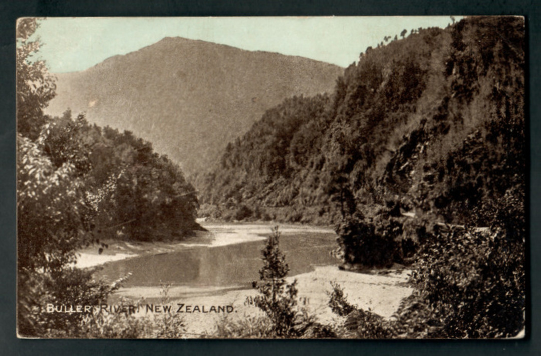 Tinted Postcard of Buller River. - 48750 - Postcard image 0