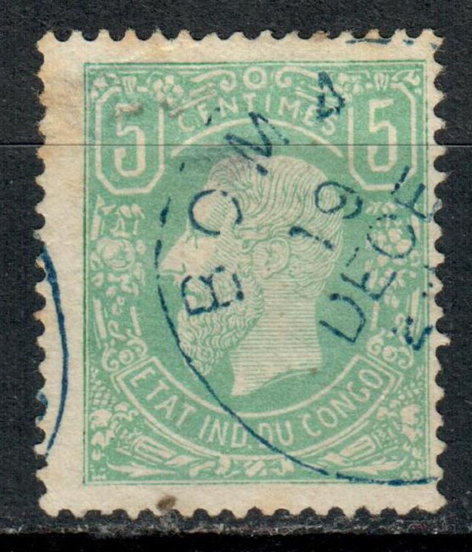BELGIAN CONGO 1886 Definitive 5c Green. - 7370 - Used image 0