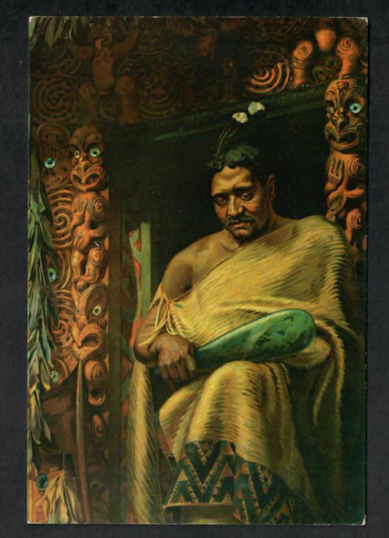 Modern Coloured Postcard by Gladys Goodall of Te Heuheu Tukino, Maori Chief. - 444095 - Postcard image 0