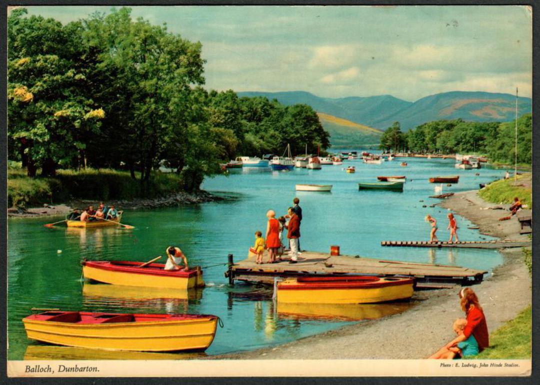 BALLOCH DUMBARTON Modern Coloured Postcard. - 442615 - Postcard image 0