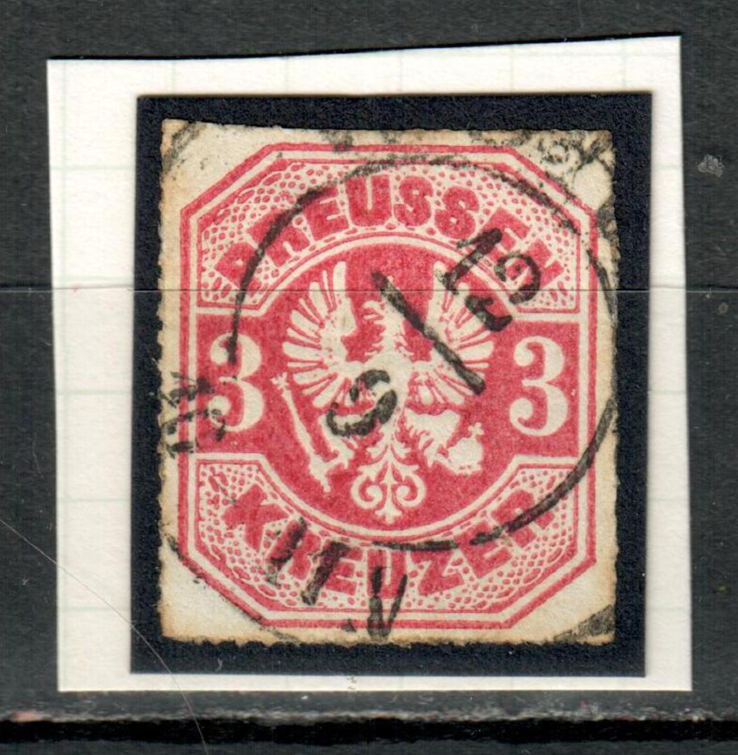 PRUSSIA 1867 Definitive 3k Rose. From the collection of H Pies-Lintz. - 9446 - FU image 0