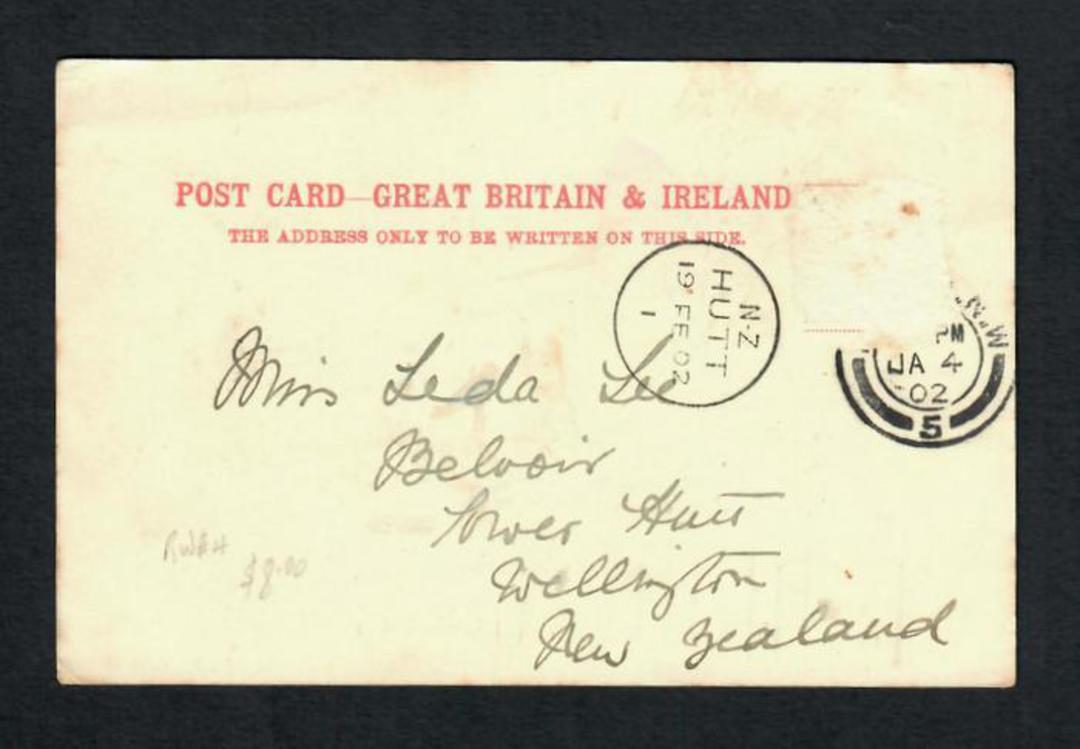 NEW ZEALAND Postmark Wellington HUTT on postcard. - 31510 - Postmark image 0