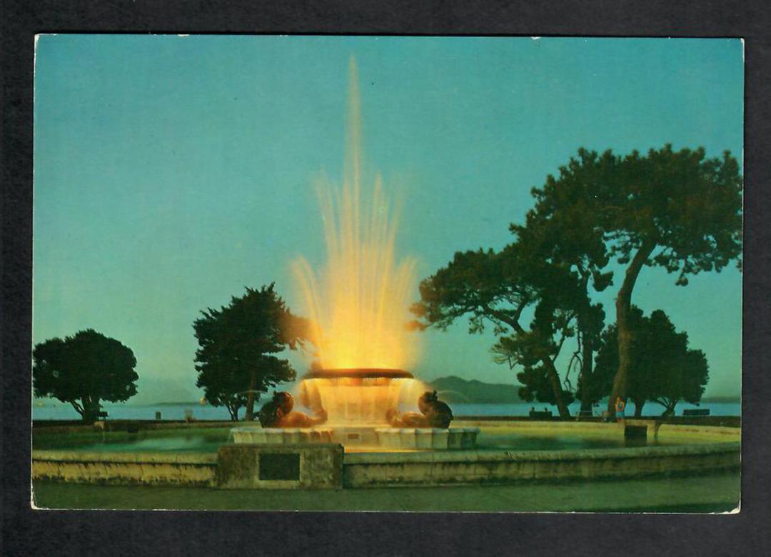 Modern Coloured Postcard by Gladys Goodall of The Fountain Mission Bay. - 444076 - Postcard image 0
