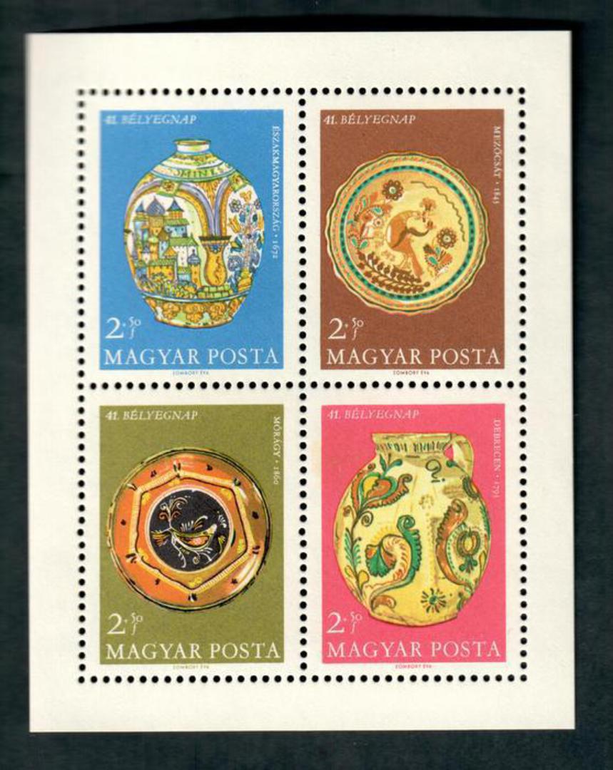 HUNGARY 1968 Stamp Day. Miniature sheet. - 50582 - UHM image 0