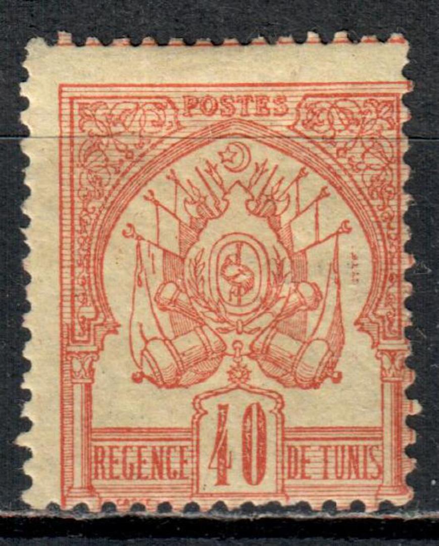 TUNISIA 1888 Definitive 40c Red on yellow. - 75870 - Mint image 0