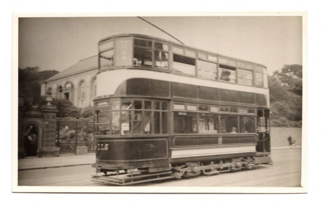 Real Photograph of Tram. - 42270 - Postcard image 0