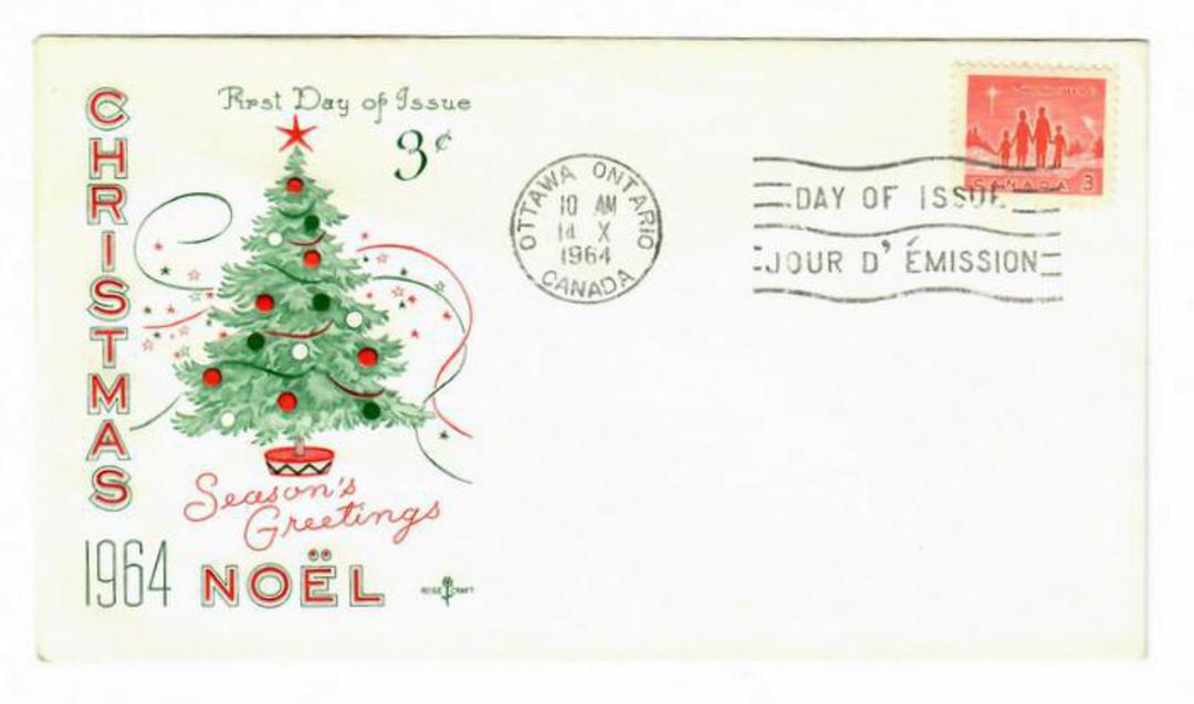 CANADA 1964 Christmas on first day cover. - 32085 - FDC image 0