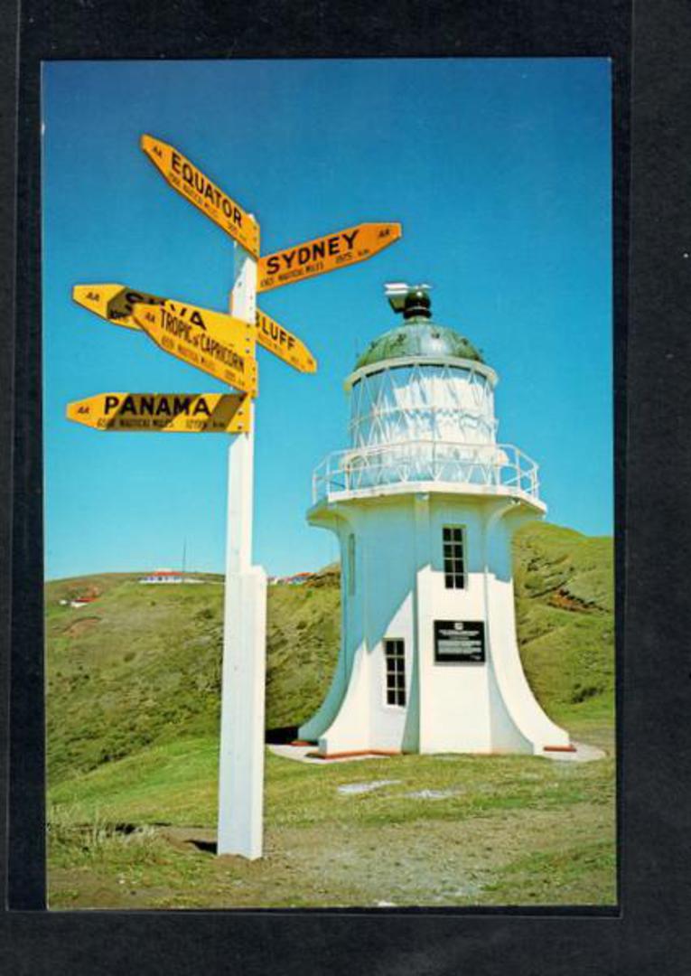 CAPE REINGA Lighthouse Modern Coloured Postcard by Colourview. - 444840 - Postcard image 0