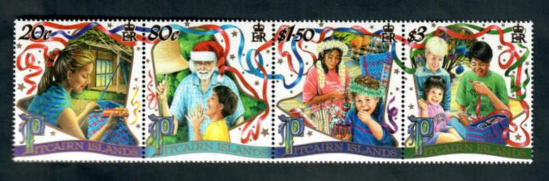 PITCAIRN ISLANDS 2000 Christmas. Strip of 4. - 52160 - UHM image 0
