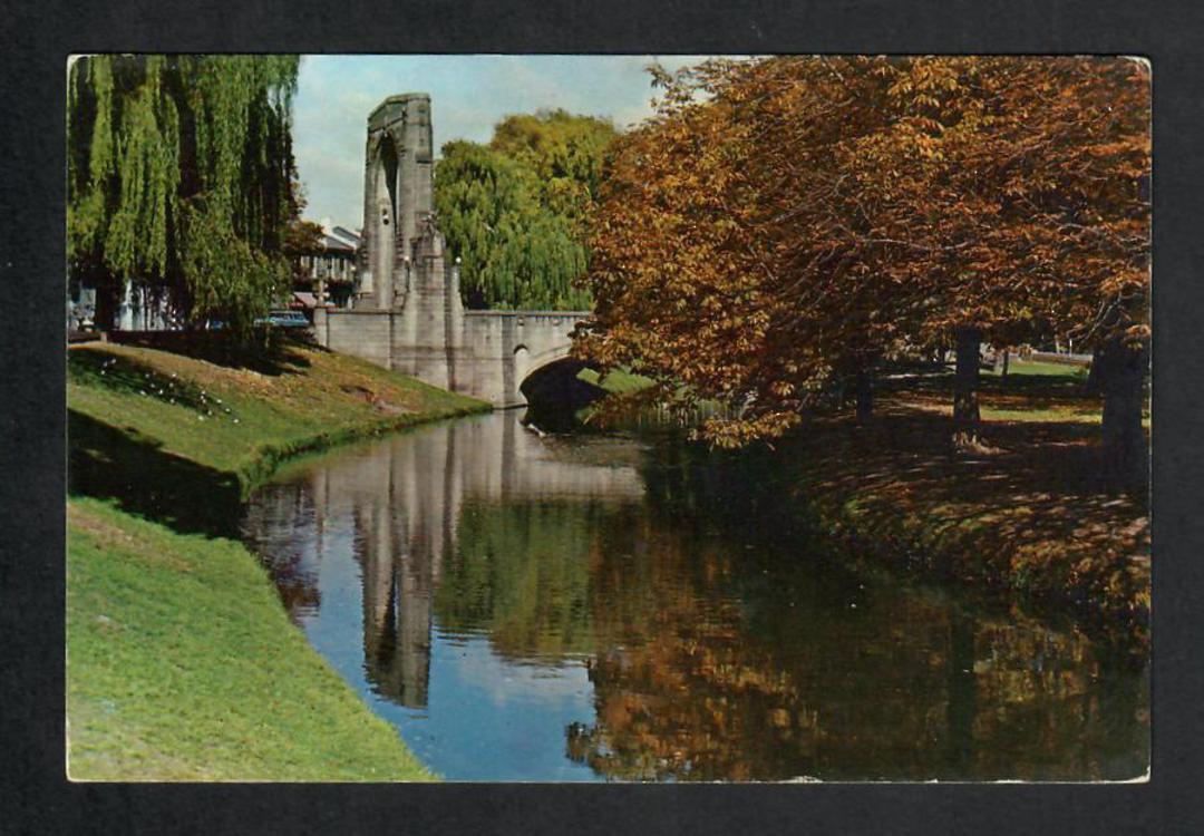 Modern Coloured Postcard by Gladys Goodall of the Bridge of Remembrance Christchurch. - 444131 - Postcard image 0