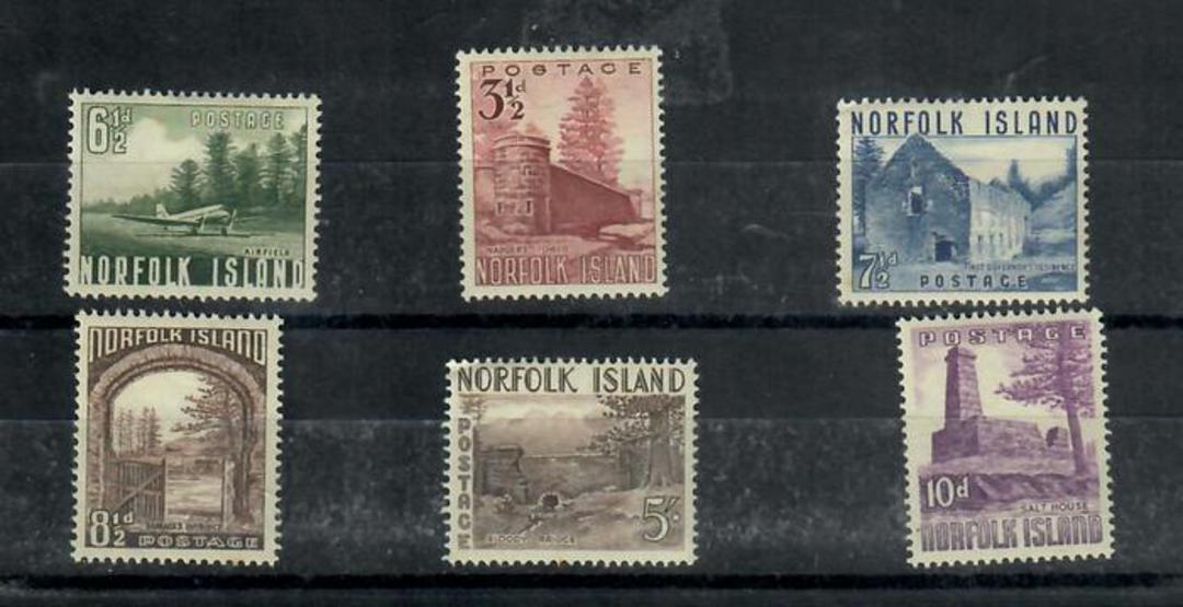 NORFOLK ISLAND 1953 Definitives. Set of 6. - 20075 - UHM image 0