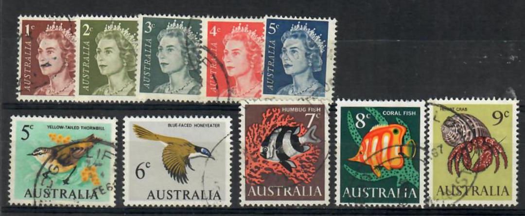 AUSTRALIA 1966 Definitives. Set of 25. - 25811 - FU image 1