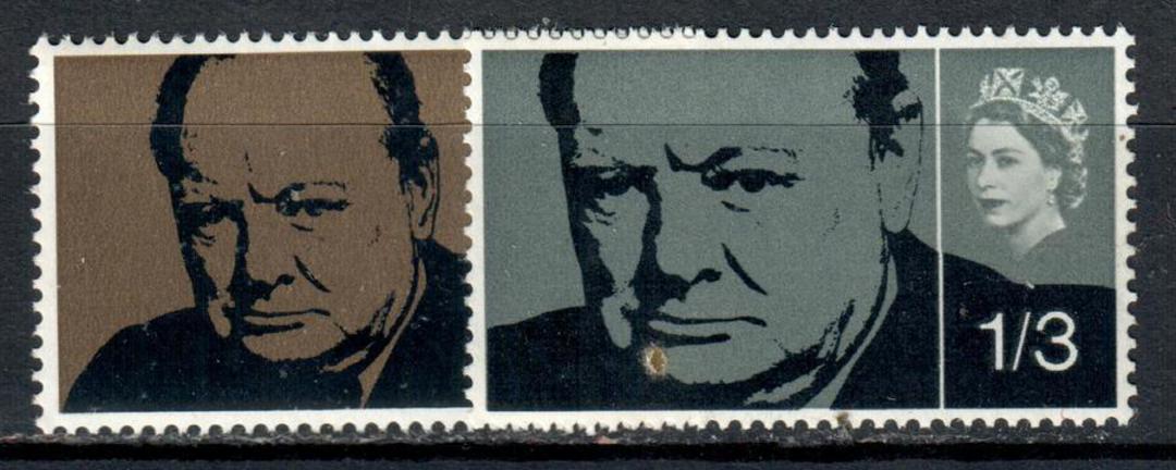 GREAT BRITAIN 1965 Sir Winston Churchill. Set of 2. - 96909 - UHM image 0