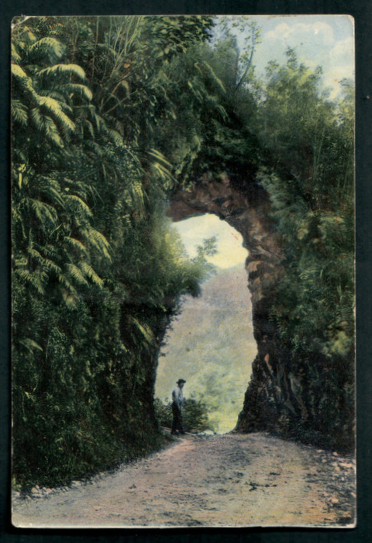 Coloured postcard of Arch Buller River. - 48826 - Postcard image 0