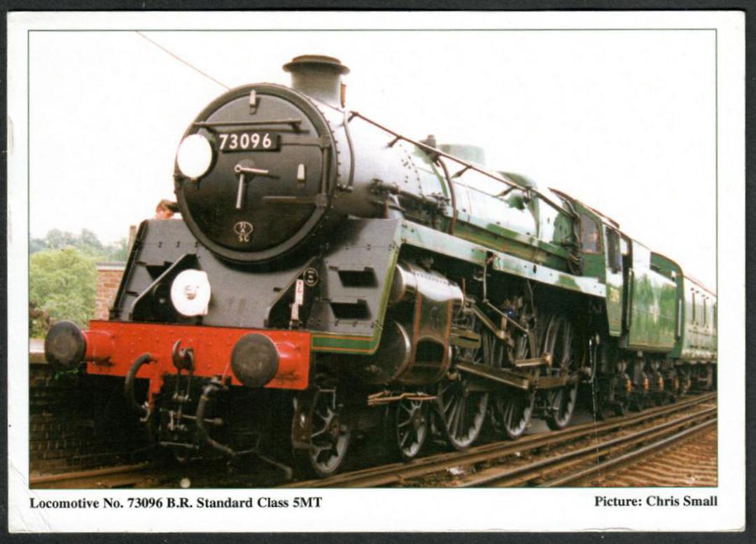 BR Standard 5MT #73096. Modern Coloured Postcard. - 440591 - Postcard image 0