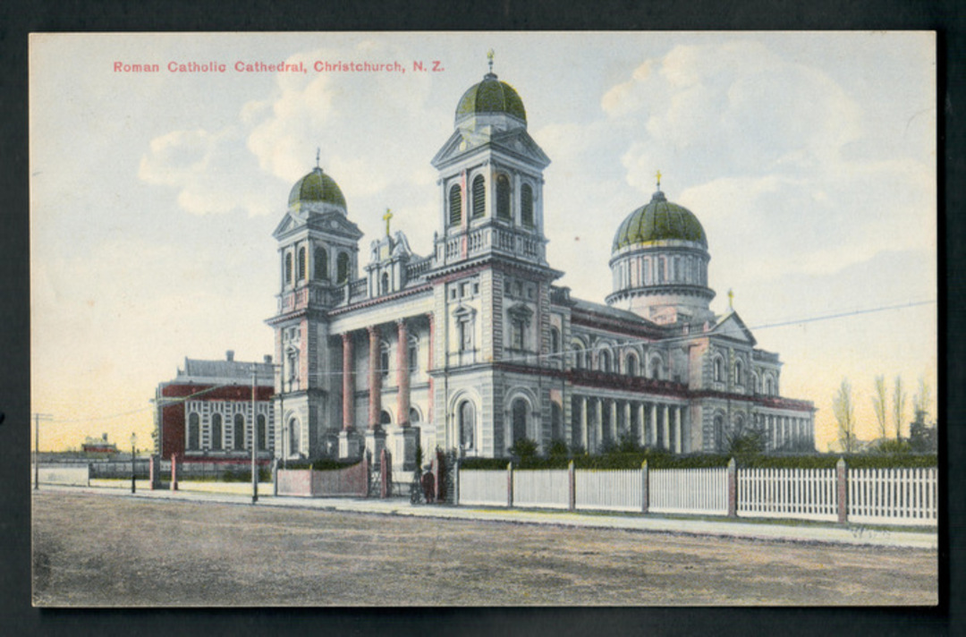 Postcard of Roman Catholic Cathedral Christchurch. - 48363 - Postcard image 0