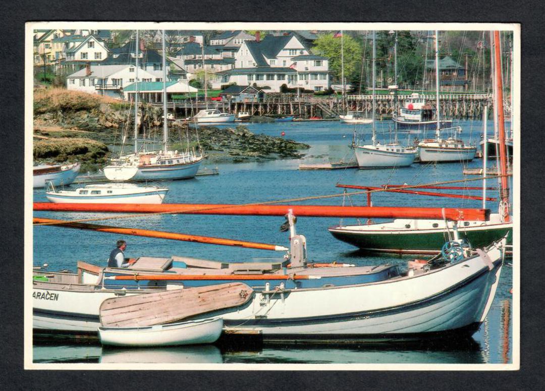 Modern Coloured Postcard of York Harbour Maine. - 444691 - Postcard image 0