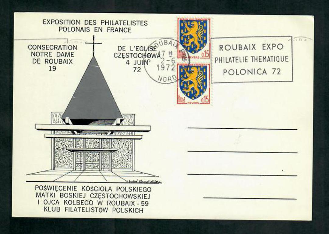 FRANCE 1972 Exposition des Philatelists Polonais en France. - 31256 - PostalHist image 0