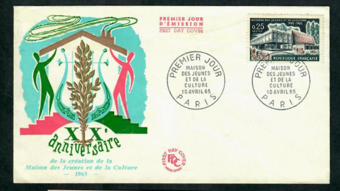 FRANCE 1965 20th Anniversary of Youth Clubs on first day cover. - 31275 - FDC image 0
