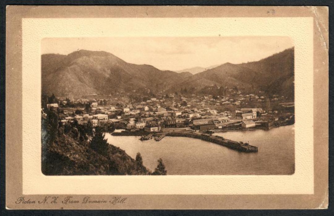 PICTON from the Hill. Sepia Postcard. - 48729 - Postcard image 0