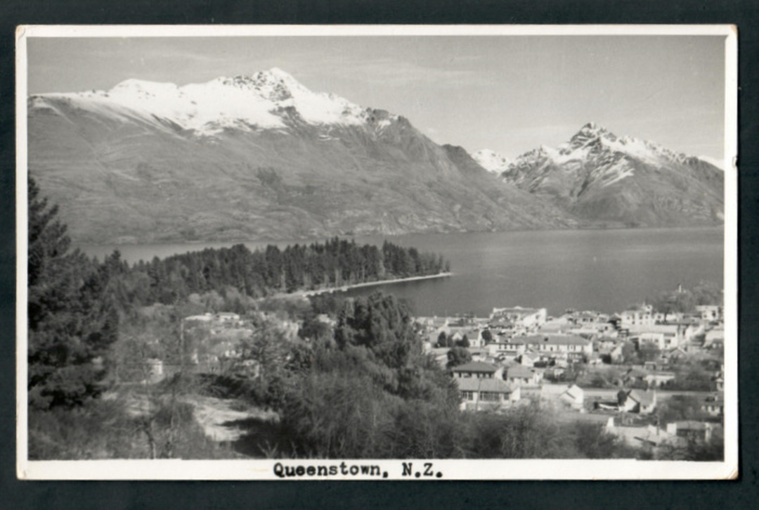 Real Photograph by N S Seaward of Queenstown. - 249404 - Postcard image 0