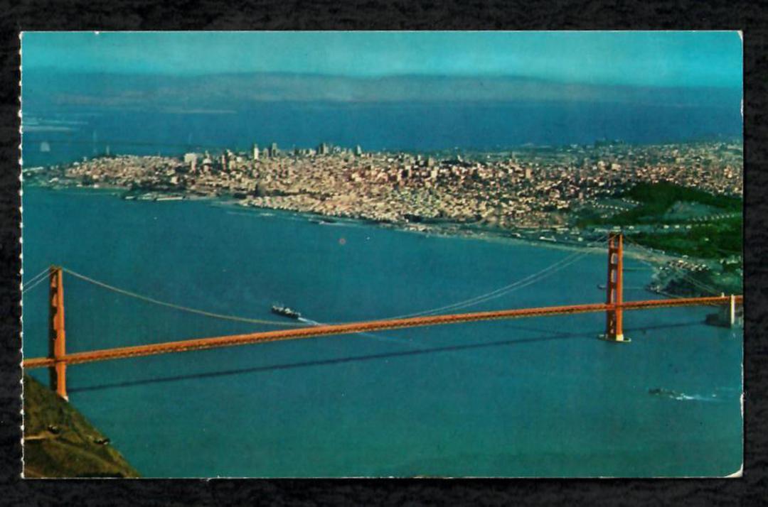 USA Coloured postcard of Golden Gate Bridge. - 444896 - Postcard image 0