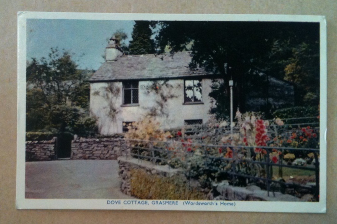 Coloured postcard of Dove Cottage Grasmere. - 242609 - Postcard image 0