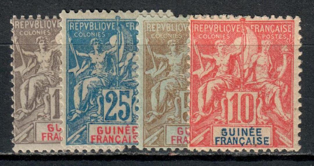 FRENCH GUINEA 1900 Definitives. Set of 4. (SG 14 and 16 UHM). - 71202 - Mint image 0