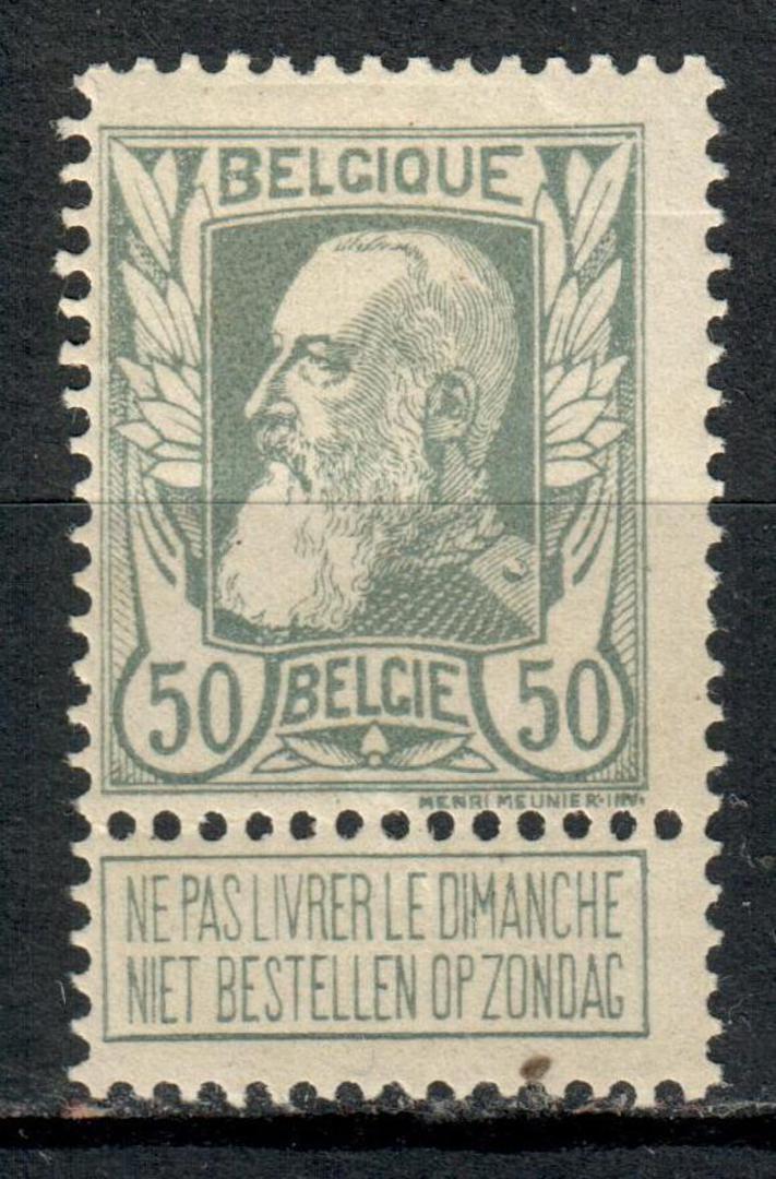 BELGIUM 1905 Definitive 50c Grey. - 7324 - LHM image 0