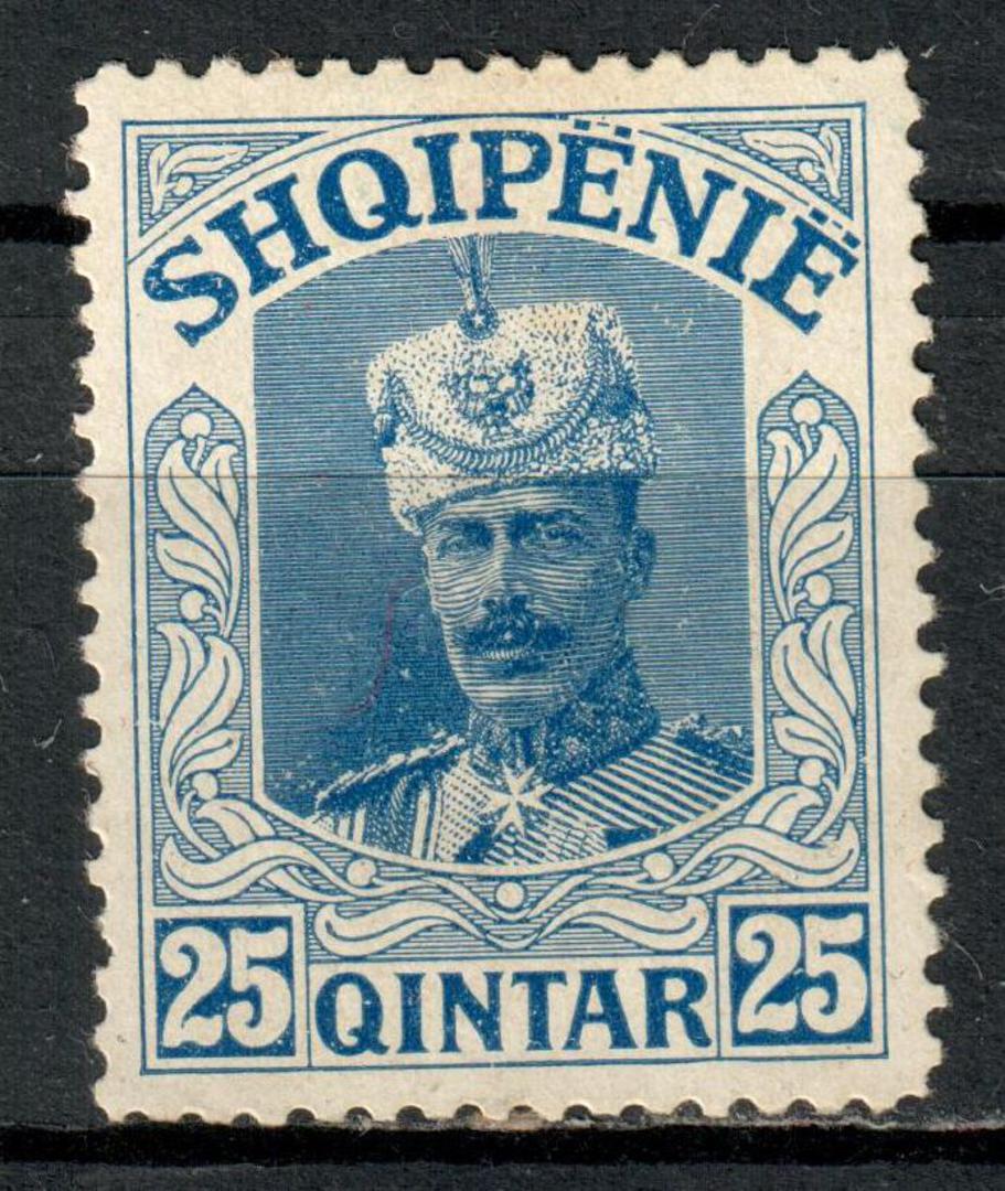 ALBANIA 1920 Definitive 25q Blue. Without the overprint. Came from looted stocks. - 78812 - MNG image 0