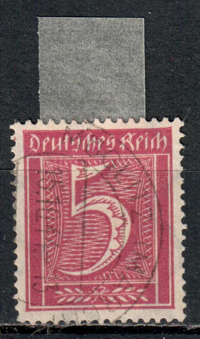 GERMANY 1921 Definitive 5pf Claret. - 73563 - VFU image 0