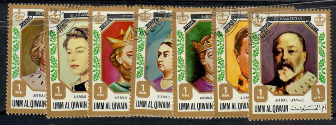UMM AL QIWAN The well known set of British Royalty. Set of 40. - 23481 - FU image 2