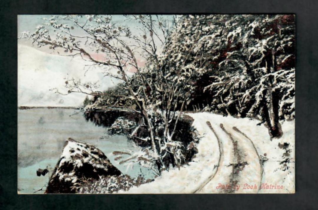 Two Glitter Coloured postcards of Loch Katrine. - 42542 - Postcard image 0