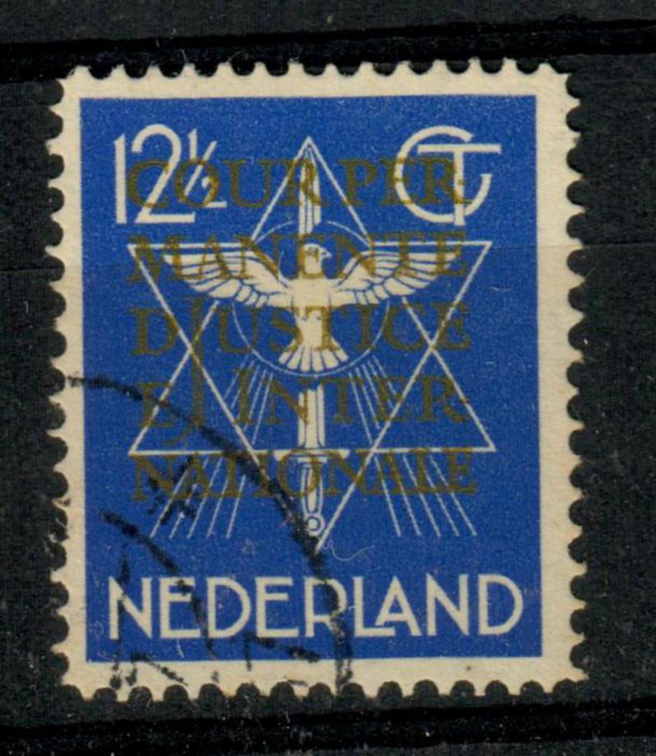 NETHERLANDS 1934 International Court of Justice 12½c Ultramarine. Well-centred and good perfs. - 21260 - VFU image 0