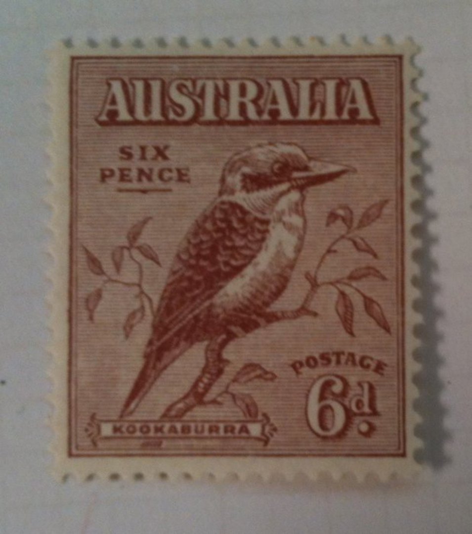 AUSTRALIA 1932 Definitive 6d Red-Brown. - 39435 - LHM image 0