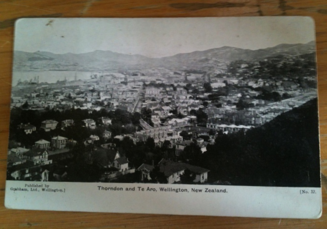 Postcard of Thorndon and Te Aro Wellington. - 47701 - Postcard image 0