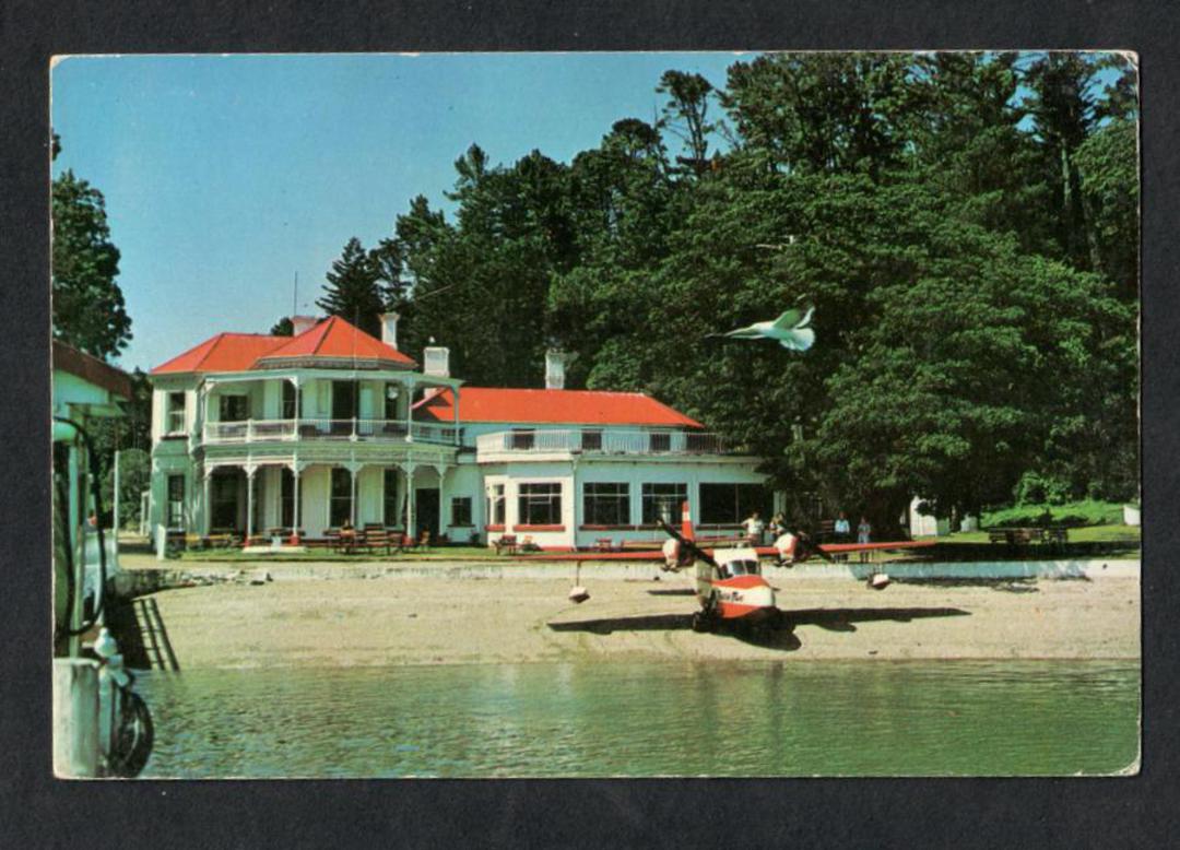 Modern Coloured Postcard by Gladys Goodall of Mansion House Kawau Island. - 444377 - Postcard image 0