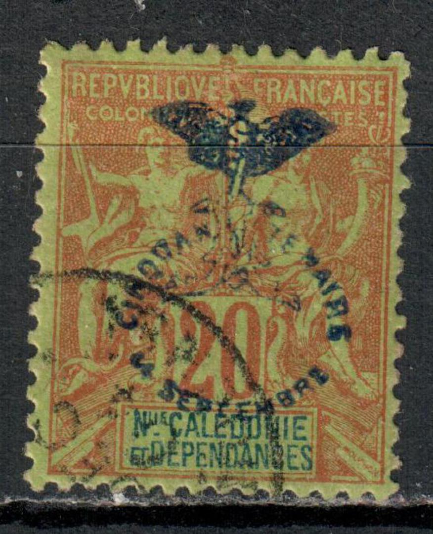 NEW CALEDONIA 1903 50th Anniversary of the French Annexation 20c Red on green. - 1433 - VFU image 0