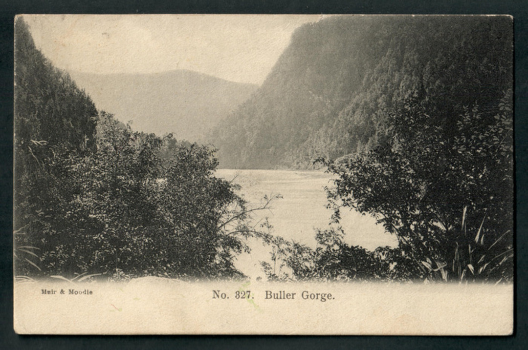 Early Undivided Postcard of Buller Gorge. - 48799 - Postcard image 0