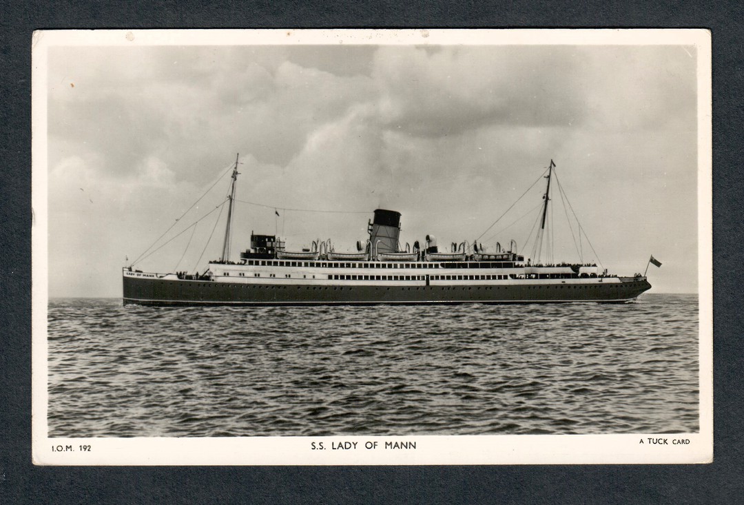 Real Photograph of S S Lady of Mann. - 40469 - Postcard image 0