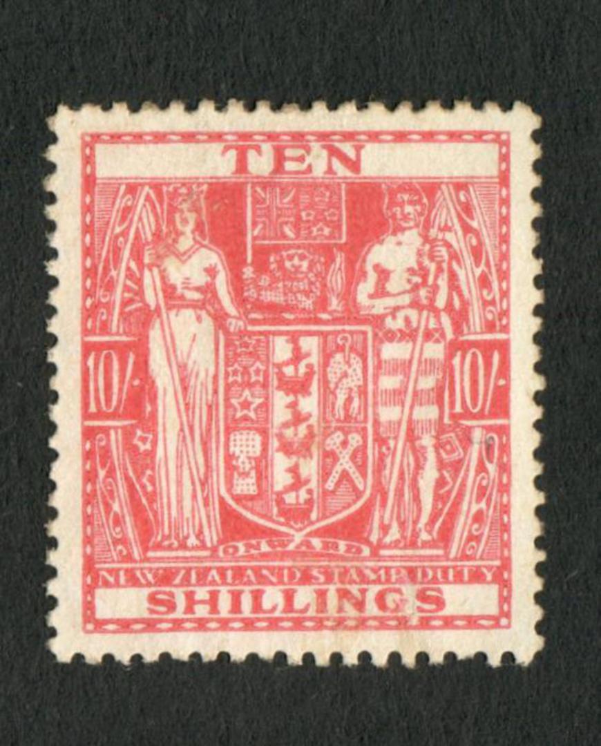 NEW ZEALAND 1931 Arms 10/- Red. - 75225 - Mint image 0